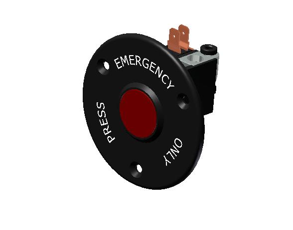 I823 - EMERGENCY OPEN FLUSH BUTTON ELECTRIC & PNEUMATIC (N/C)-(6600015N33)-(257645)-(CM003/18)