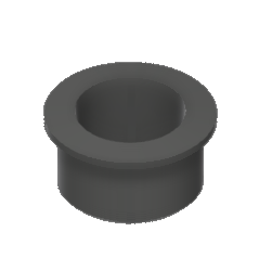 P059 - IG Ø16 BEARING BUSH ID=16 X 22 OD=22F= Ø30 X 2.5 (POM BLACK)