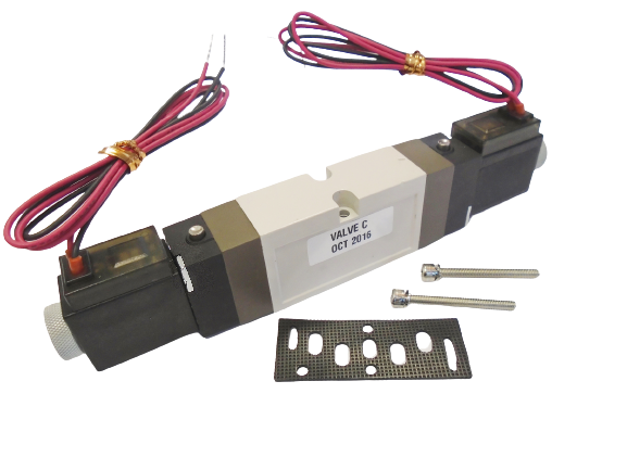 VAL031U - PRESSURE APPLIED DOUBLE SOLENOID 24V VALVE +GASKET-(3290619N)-(66902924)-(99-352)