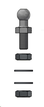 VD6483 - IG4 PIVOT BOLT M10 x 21 KIT-(6600806N33)-(148529)-(PSV003387)-(1895296)-(DEV-00027)