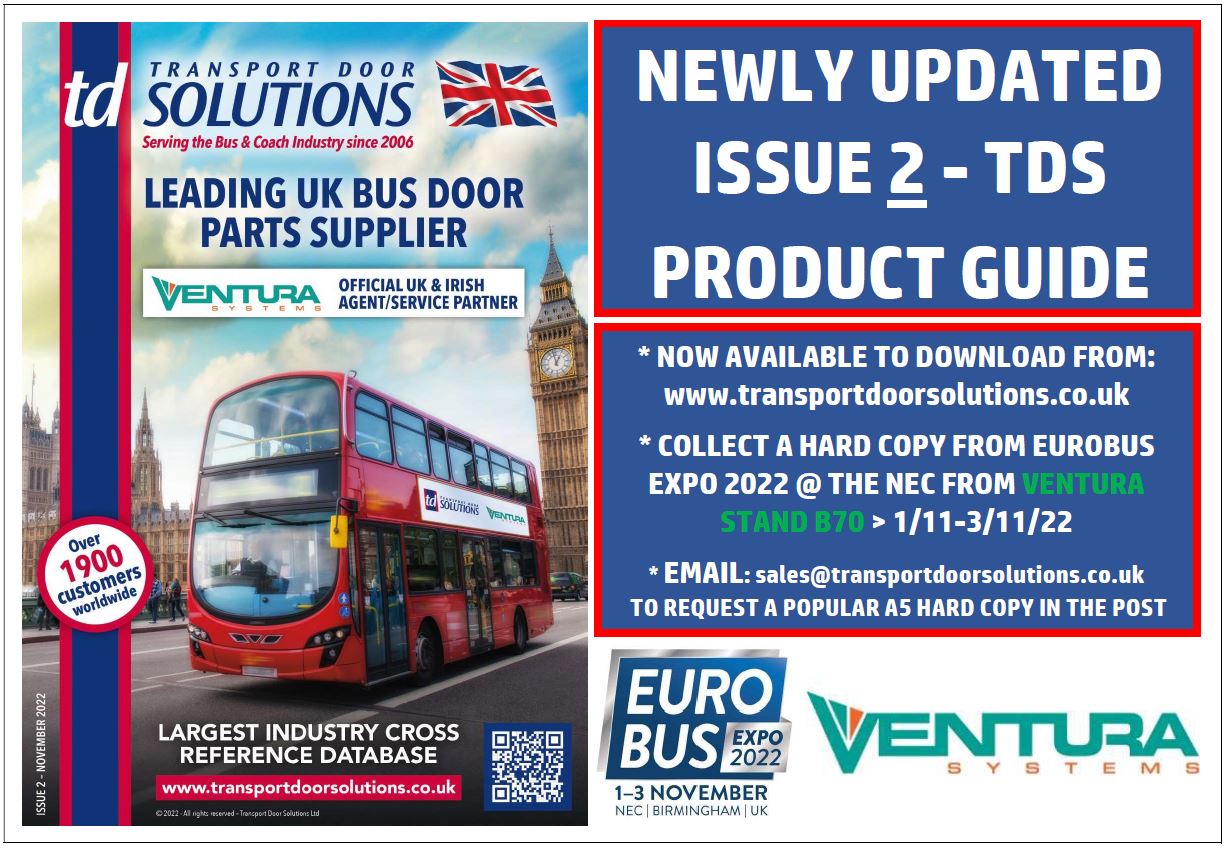 Updated Product Guide, come and see us @ Eurobus 2022